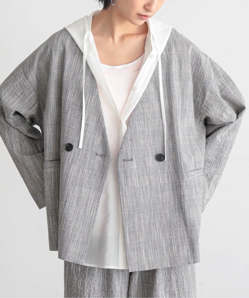 for/c（フォーシー） ジャケット ノーカラージャケット 「セットアップ