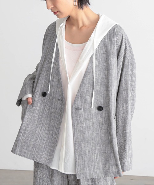 for/c（フォーシー） ジャケット ノーカラージャケット 「セットアップ