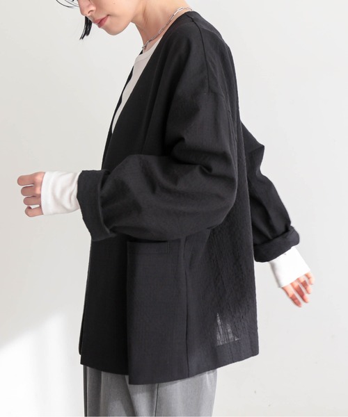 for/c（フォーシー） ジャケット ノーカラージャケット 「セットアップ