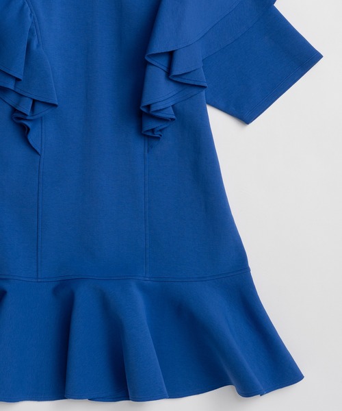 ワンピース 半袖 Frill Mini Dress/フリルミニドレス