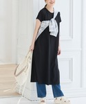ワンピース 夏 半袖 「UVカット」こだわり綿...の詳細画像4