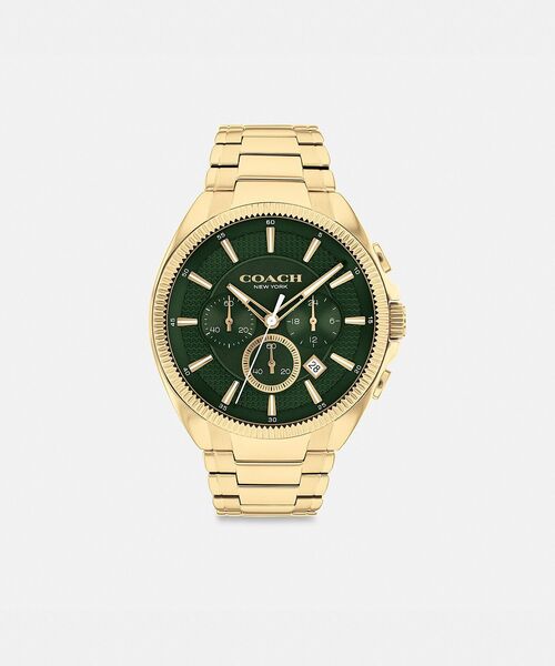 COACH ゴールド アナログ腕時計 COACH（コーチ） アナログ腕時計 ONE ゴールド系その他 メンズ