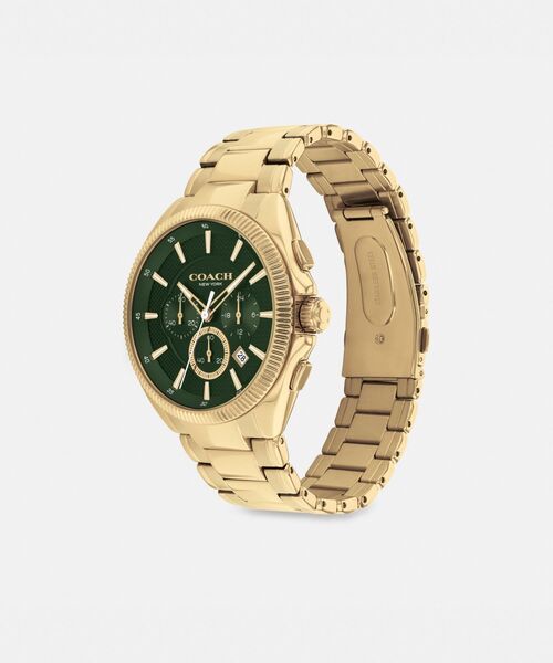 COACH ゴールド アナログ腕時計 COACH（コーチ） アナログ腕時計 ONE ゴールド系その他 メンズ
