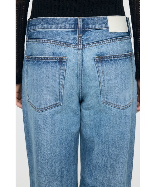 ジーンズ デニム デニムパンツ MIDRISE DAMAGED SLIM STRAIGHT レディースの画像