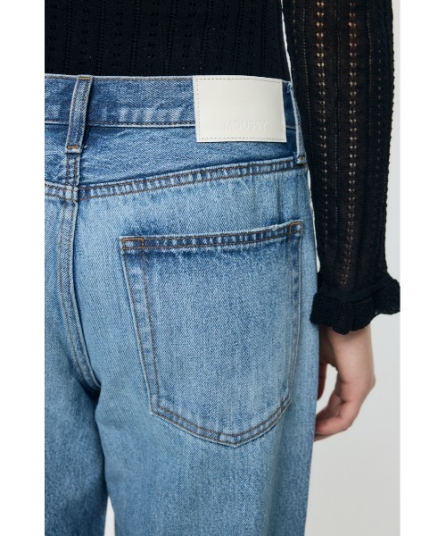 ジーンズ デニム デニムパンツ MIDRISE DAMAGED SLIM STRAIGHT レディースの画像