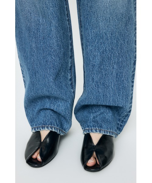 ジーンズ デニム デニムパンツ MIDRISE DAMAGED SLIM STRAIGHT レディースの画像