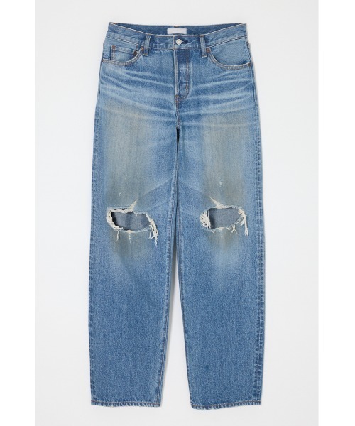 ジーンズ デニム デニムパンツ MIDRISE DAMAGED SLIM STRAIGHT レディースの画像