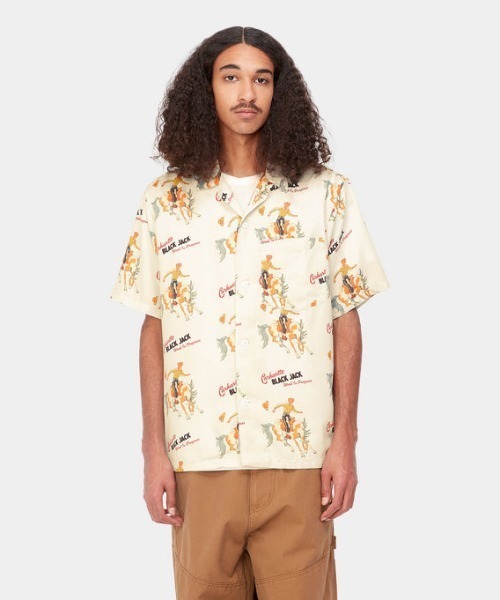 「Carhartt WIP」 半袖シャツ M ホワイト メンズ_画像6