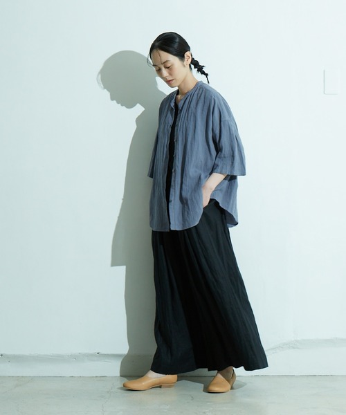 「IKKUNA」 半袖ブラウス 1 キナリ レディース_画像9