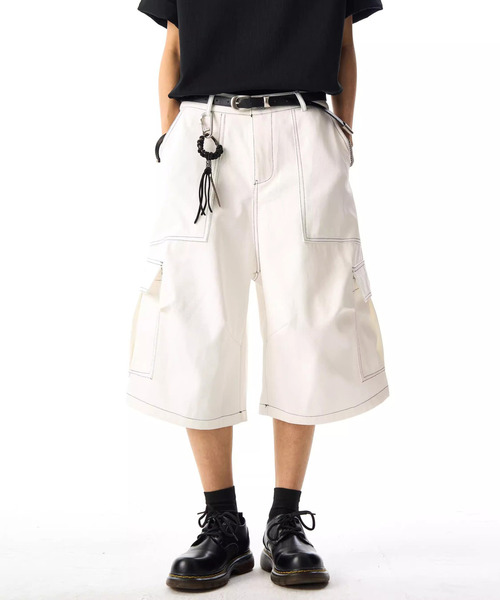 NEOS（KOKUYO） ハーフパンツ ワイドパンツ カーゴパンツ メンズ