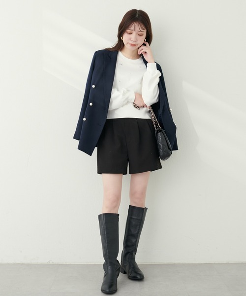 「natural couture」 スウェットカットソー FREE グレー レディース_画像4