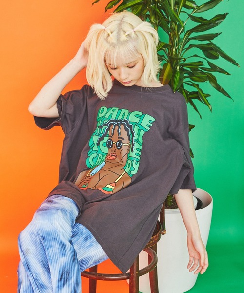 PUNYUS（プニュズ） 半袖Tシャツ 3 スミクロ レディース : ZOZOTOWN DANCEHALL プニュズ半袖 サイズ3