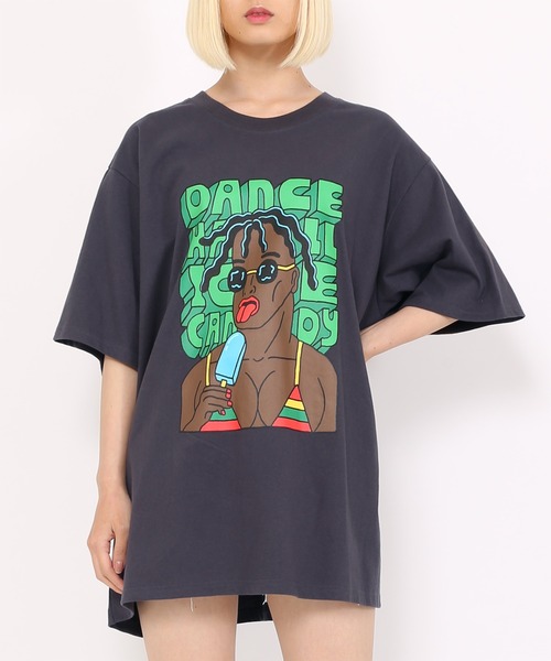 PUNYUS（プニュズ） 半袖Tシャツ 3 スミクロ レディース : ZOZOTOWN 