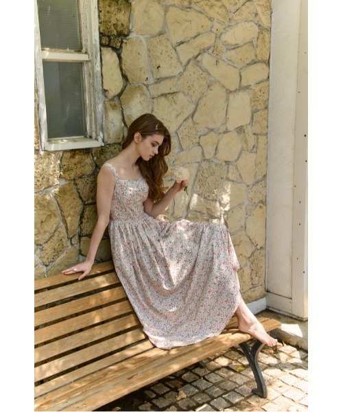 ERADIE（エラディエ） ワンピース Printed Bustier Dress プリント