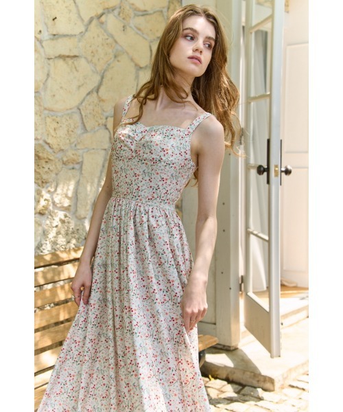 ERADIE（エラディエ） ワンピース Printed Bustier Dress プリント