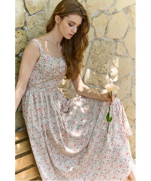 ERADIE（エラディエ） ワンピース Printed Bustier Dress プリント