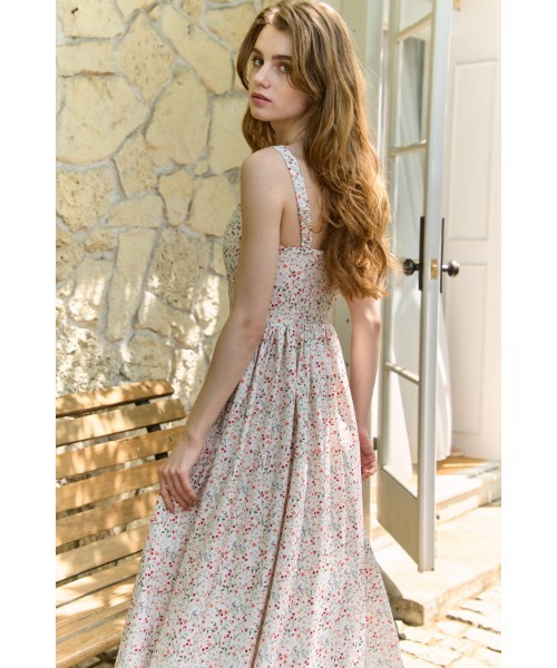 ERADIE（エラディエ） ワンピース Printed Bustier Dress プリント