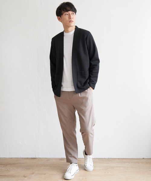 「ikka」 カーディガン M ベージュ メンズ_画像5