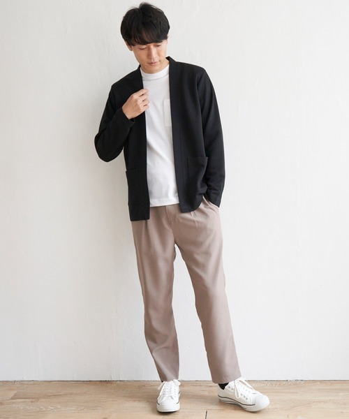 「ikka」 カーディガン M ベージュ メンズ_画像6
