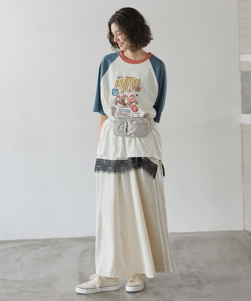 Ameri（アメリ） ロング スカート UND MOYA SPANGLE SKIRT : ZOZOTOWN
