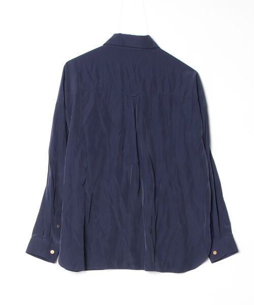 「FIGARO Paris」 長袖シャツ 38 ネイビー レディース_画像2