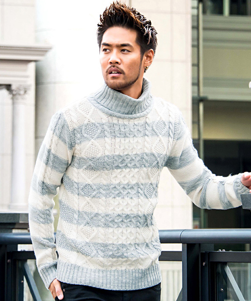 Vicci（ビッチ） セーター ニット 「vicci/ヴィッチ」ケーブル編み