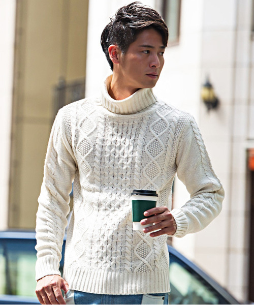 Vicci（ビッチ） セーター ニット 「vicci/ヴィッチ」ケーブル編み