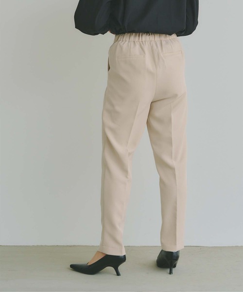 taita914出品 titivate パンツ フロントタックイージーテーパードパンツ