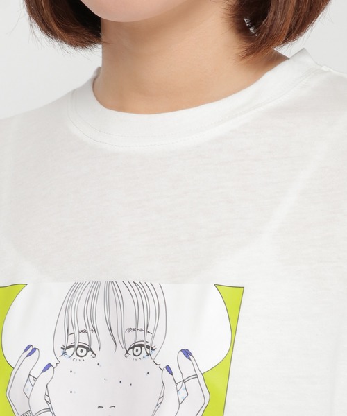 ikka（イッカ） tシャツ Kisaコラボ BIG DipperプリントT レディース