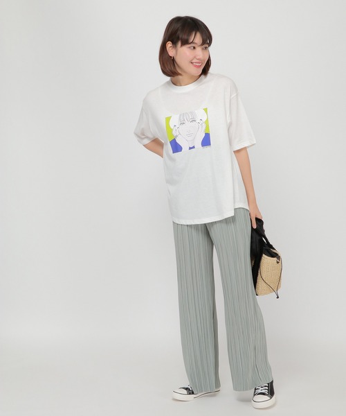 ikka（イッカ） tシャツ Kisaコラボ BIG DipperプリントT レディース