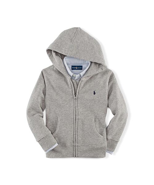 POLO RALPH LAUREN コットンブレンド ジャージー フーディー POLO RALPH LAUREN ポロ ラルフローレン パーカー キッズ