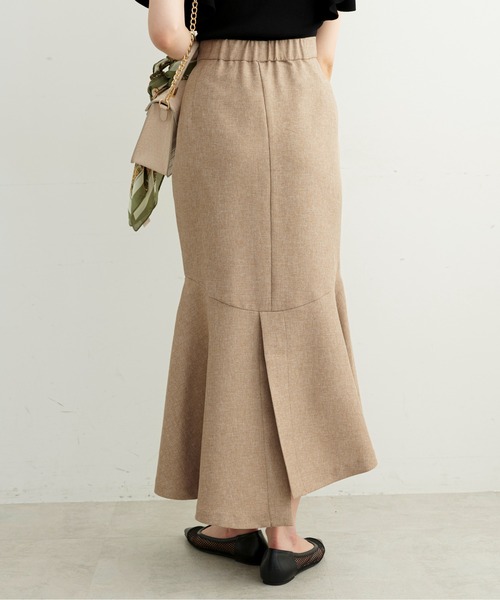 ラインを スカート 通販 Paypayモール 麻調合繊アシメヘムマーメイドスカート Zozotown Paypay