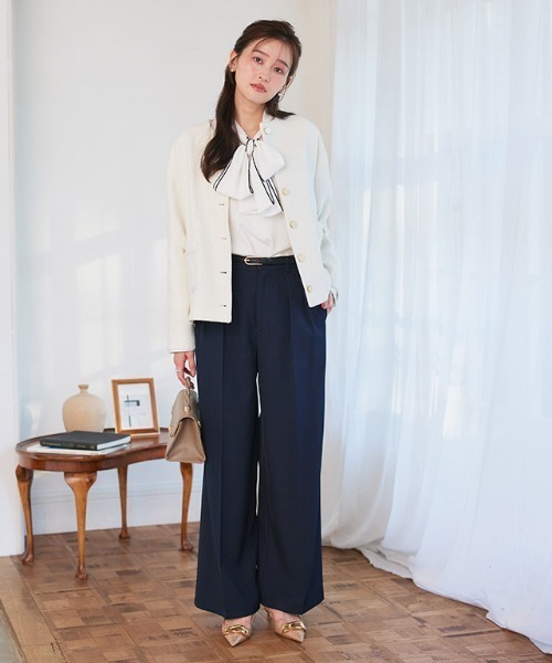 ジャケット・アウター Coi Pierreot CHAUMES TWEED JK THE JEAN PIERRE - 11XL Tear Off Sheer Tweed Jacket / シアー