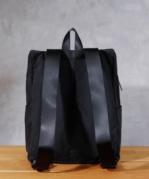 パトリックステファン　リュック　バックパック　レザー　ブラック PATRICK STEPHAN/パトリックステファン/Leather backpack 'round