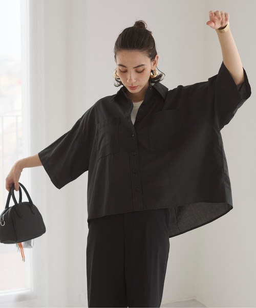enof BLACK シアーシャツ サイズ1 ENOF（イナフ）の「SHEER SHIRT（シャツ/ブラウス）」 - WEAR