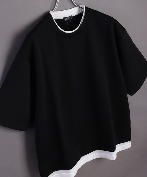 WESTSEA（ウエストシー） tシャツ 鹿の子ダンボール レイヤード 半袖