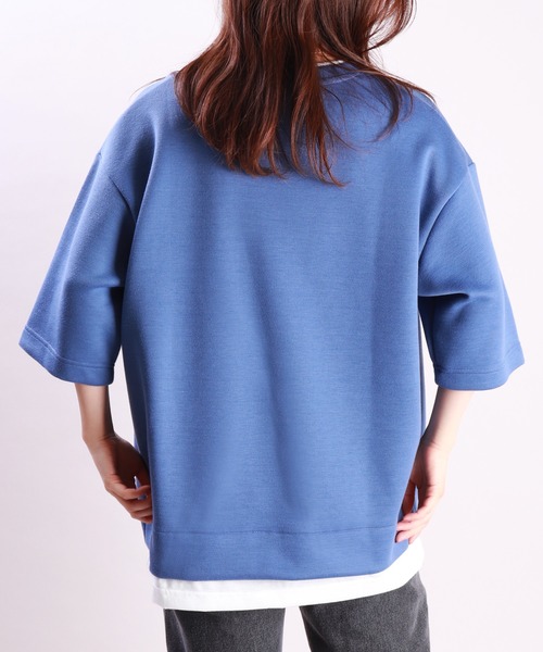 WESTSEA（ウエストシー） tシャツ 鹿の子ダンボール レイヤード 半袖