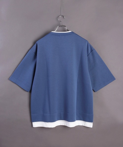 WESTSEA（ウエストシー） tシャツ 鹿の子ダンボール レイヤード 半袖