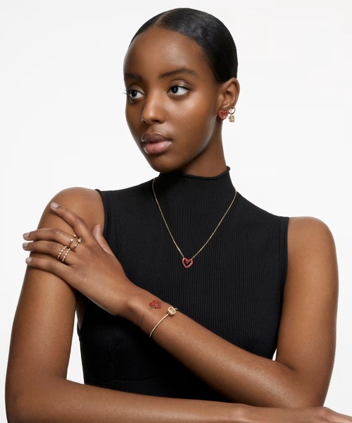 Swarovski スワロフスキー ネックレス 指輪 リング 2点 セット org.jpg