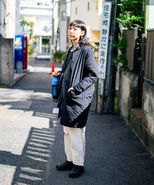 snow peak カーディガン Flexible Insulated Long Cardigan