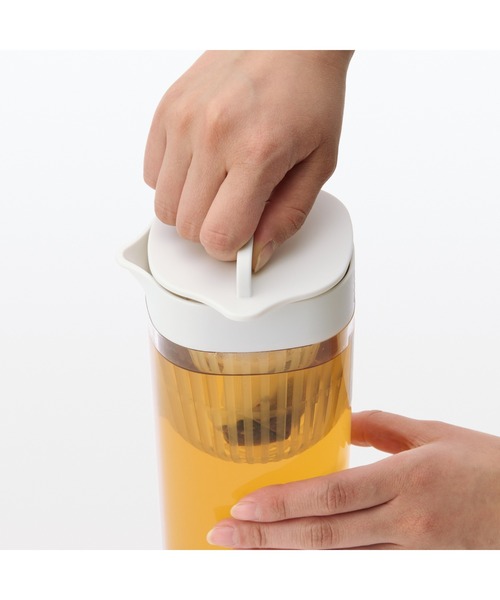 キッチン 横置きできる　ストレーナー付き冷水筒　冷水専用約１Ｌ | 無印良品 | 09