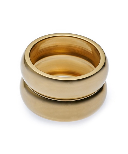 Aresense【新品・未開封】＊アンティーク風＊エスネ ロープリング ゴールド CENE 指輪 リング 「CENE」セネ/ワイドロールリング レディース