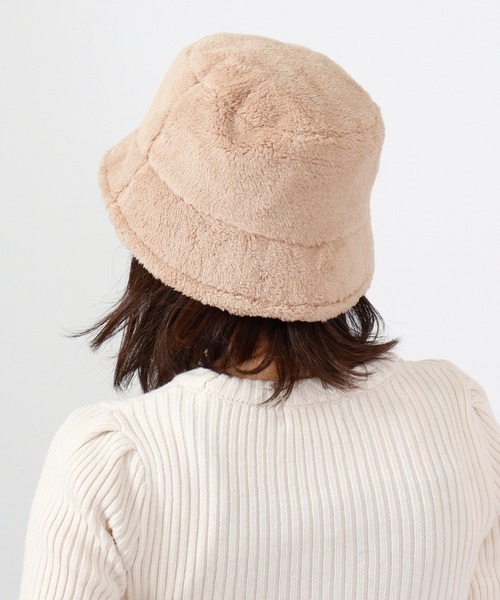 siorimiumiuファーハット バケットハット フェイクファー メンズ[品番：SILM0010367