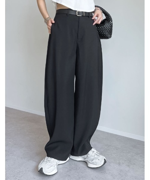 Re:EDIT（リエディ） パンツ 「話題のカーブパンツ」「全骨格/体型拾わ