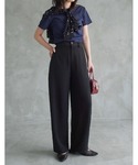 ワイドパンツ パンツ 「話題のカーブパンツ」「...の詳細画像1