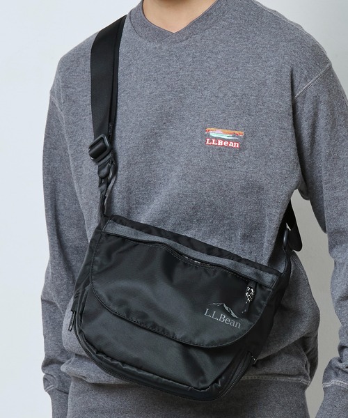 【希少】LLBEAN メンズレザーショルダーバック L.L.Bean（エルエルビーン） ショルダーバッグ バッグ バウンドレス