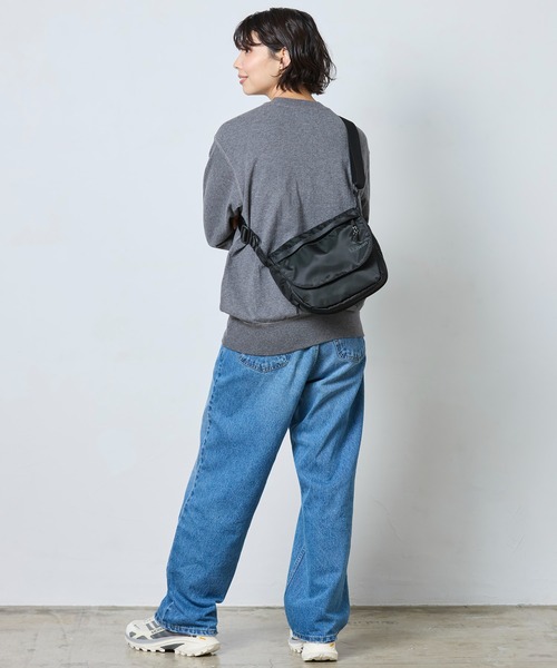 usa製 llbeanボディバッグ メッシュポケット ショルダー 3way 黒 L.L.Bean（エルエルビーン） ショルダーバッグ バッグ バウンドレス