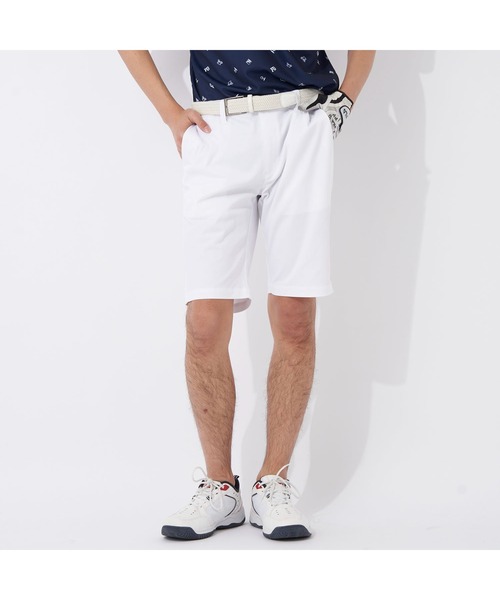 FILA ゴルフ用　ハーフパンツ　ベルトつき FILA メンズ ベルト付き ハーフパンツ ショートパンツ