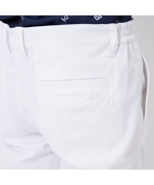 フィラゴルフ 上下セットアップ　半袖ゴルフシャツL ショートパンツM フィラ ゴルフ セットアップ ウェア ショートパンツ M