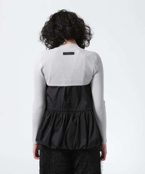AULA tシャツ Tシャツ AULA/アウラ/LAYERED BALLOON TOP レディース 